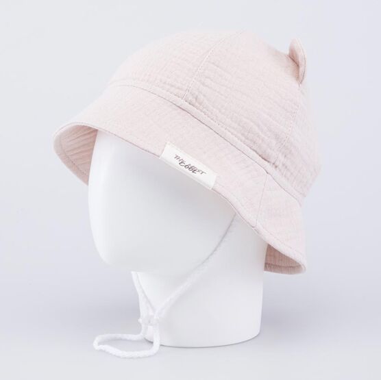 07710021-42 Бежевая панама из муслина для мальчики бежевый фото №2