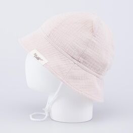 07710021-42 Бежевая панама из муслина для мальчики бежевый фото №3