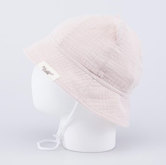 07710021-42 Бежевая панама из муслина для мальчики бежевый фото №3