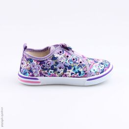 341031-12 Кеды для девочки фиолетовый фото №2