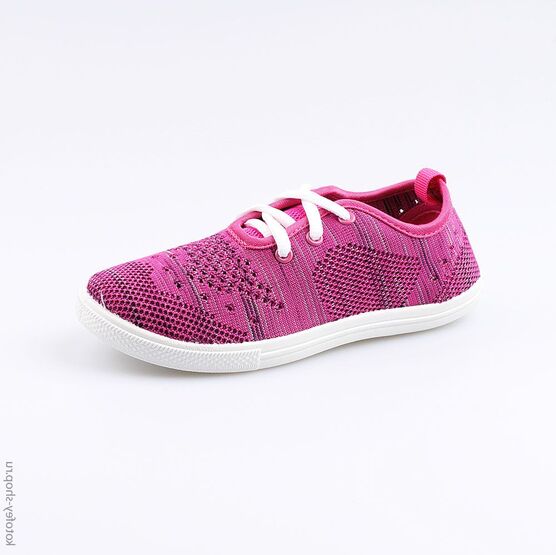 631083-12 Кеды для девочки фуксия