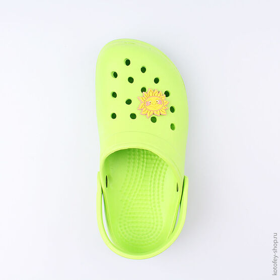 03014001-40 Украшение для обуви Солнце для универсальные желтый фото №2