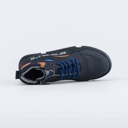 552264-32 Ботинки для мальчика для мальчики темно-синий фото №4