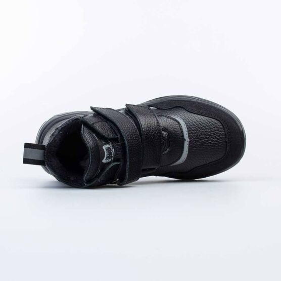 552265-31 Демисезонные ботинки на липучках Стиль черный для мальчики черный фото №4