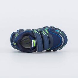 644365-72 Кроссовки с LED и Softshell для мальчики синий фото №4