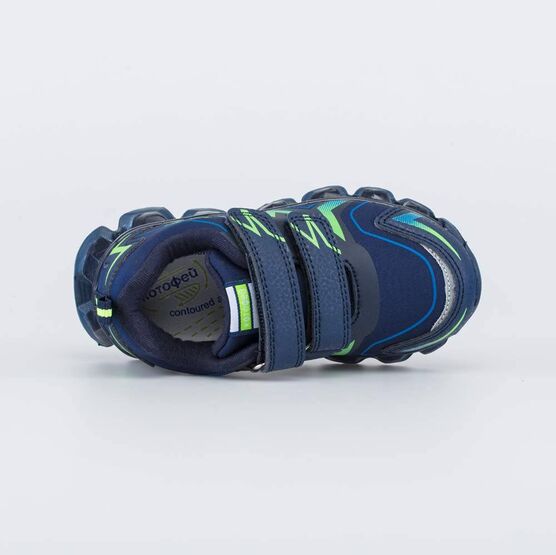 644365-72 Кроссовки с LED и Softshell для мальчики синий фото №4