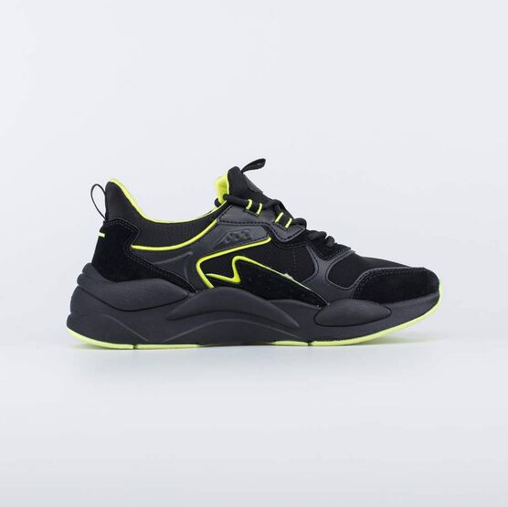 744191-12 Кроссовки для мальчика-подростка на шнурках для мальчики черный фото №2