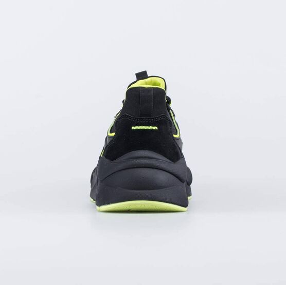 744191-12 Кроссовки для мальчика-подростка на шнурках для мальчики черный фото №5