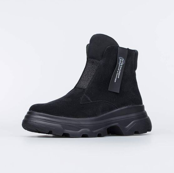 752191-32 Ботинки для девочки для девочки черный