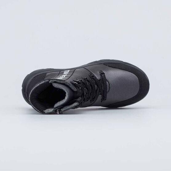 752196-32 Утепленные ботинки для девочки для девочки черный фото №4