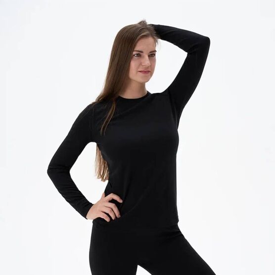 07802077-40 Термоджемпер для женщин КОТОФЕЙ Шерсть для девочки черный