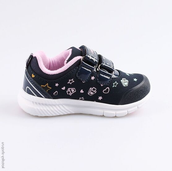 144119-72 Кроссовки для девочки син-роз фото №2