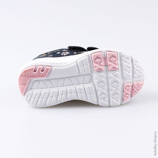 144119-72 Кроссовки для девочки син-роз фото №3