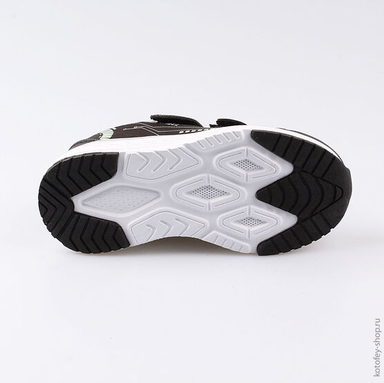 344223-71 Кроссовки для мальчики чер-зел фото №3