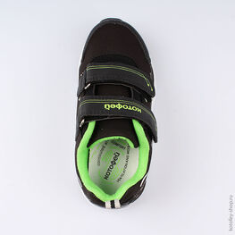 344223-71 Кроссовки для мальчики чер-зел фото №4