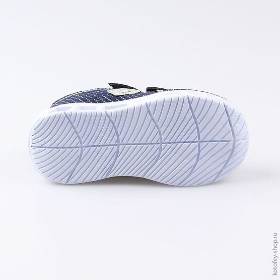 144098-71 Кроссовки с LED-подсветкой на подошве для девочки светло-синий фото №3