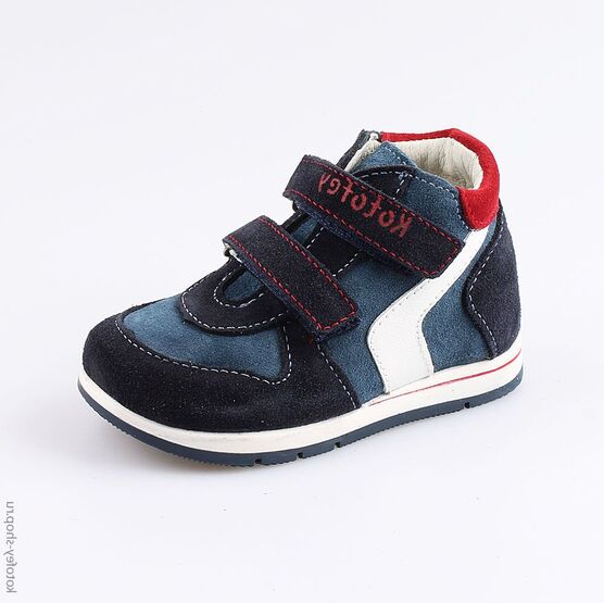 152190-26 Ботинки для мальчики син-бел-кра