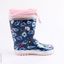 566168-11 Резиновые сапоги для девочки светло-синий фото №2