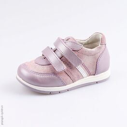 132121-28 Полуботинки для девочки сиреневый