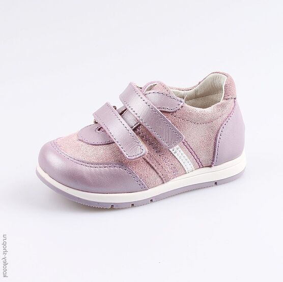 132121-28 Полуботинки для девочки сиреневый