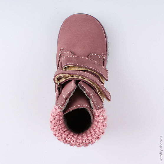 352190-33 Ботинки для девочки розовый фото №4