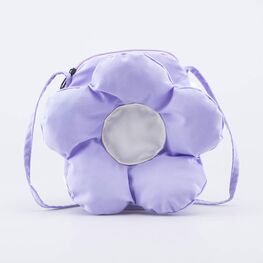 02802348-40 Сумка объемная Цветок для девочки фиолетовый + белый фото №3