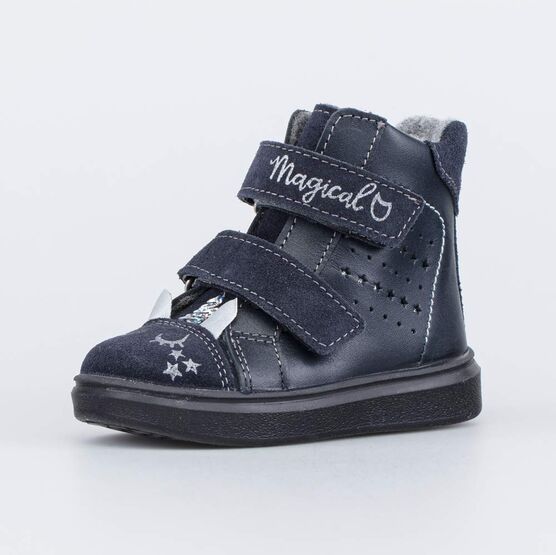 152318-36 Ботинки утепленные на весну/осень Magical для девочки синий