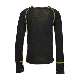 07702020-40 Термоджемпер для детей и подростков КОТОФЕЙ Спорт для универсальные черный + салатовый фото №2