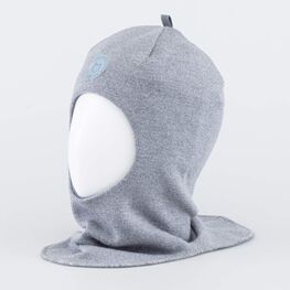 07711376-40 Зимняя шапка-шлем для мальчика серый для универсальные серый