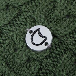 07711415-40 Теплая шапка-бини зеленая для мальчики оливковый фото №3