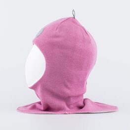 07811377-40 Зимняя шапка-шлем для девочки розовый для девочки фуксия фото №2