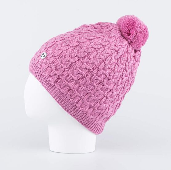 07811410-42 Теплая шапка-бини Розовый для девочки розовый фото №2