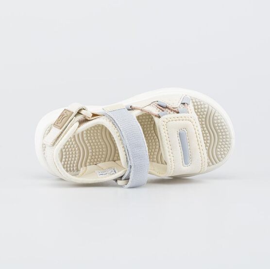 524128-13 Пляжные сандалии с усиленной амортизацией для мальчики бежевый,серый фото №4