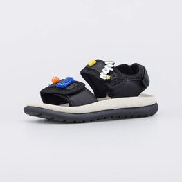 524129-11 Пляжные сандалии с набором котофишек для мальчики черный