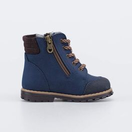 052150-35 Утепленные ботинки Первые шаги для мальчики синий фото №2