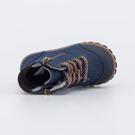 052150-35 Утепленные ботинки Первые шаги для мальчики синий фото №4