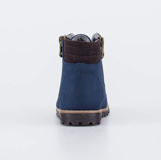 052150-35 Утепленные ботинки Первые шаги для мальчики синий фото №5