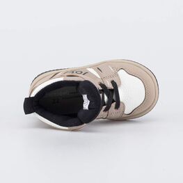 152405-12 Кожаные ботинки-кеды Радость для мальчики бежевый,черный фото №4