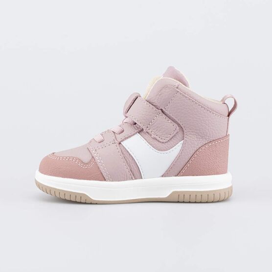 152405-13 Кожаные ботинки-кеды Розовый маршмэллоу для девочки розовый фото №2