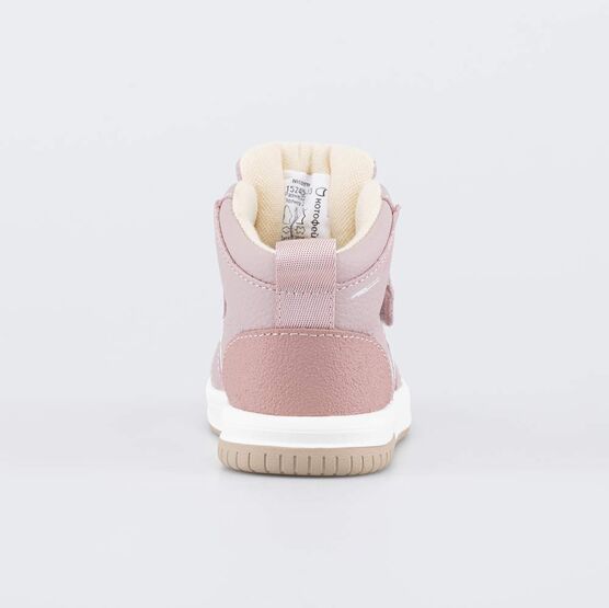 152405-13 Кожаные ботинки-кеды Розовый маршмэллоу для девочки розовый фото №5