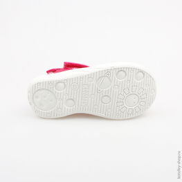 121015-11 Босоножки текстильные для девочки фуксия фото №3