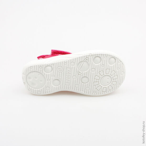 121015-11 Босоножки текстильные для девочки фуксия фото №3