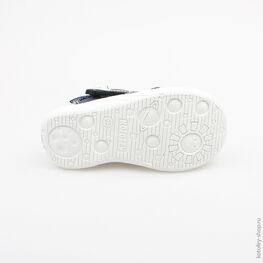 121017-11 Сандалии текстильные для мальчики син-зел фото №3