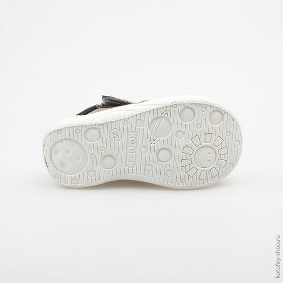 121017-12 Сандалии текстильные для мальчики сер-син фото №3