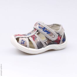 121019-11 Сандалии текстильные для мальчики серый