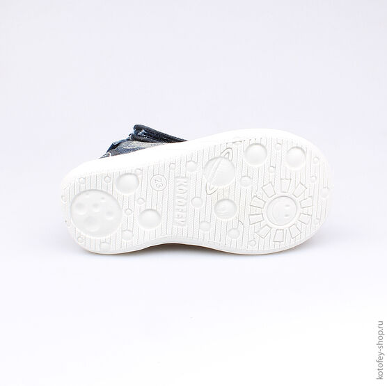 121021-11 Сандалии текстильные для мальчики светло-синий фото №3