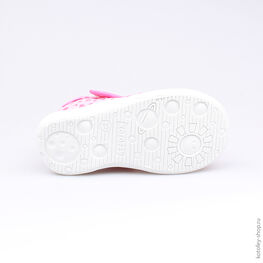 121022-12 Босоножки текстильные для девочки розовый фото №3