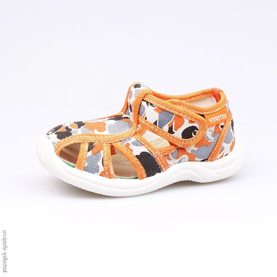 121024-12 Сандалии текстильные для мальчики син-сер-ора