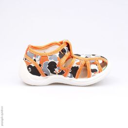 121024-12 Сандалии текстильные для мальчики син-сер-ора фото №2