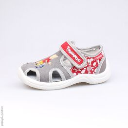 121030-12 Текстильная обувь для мальчики серый